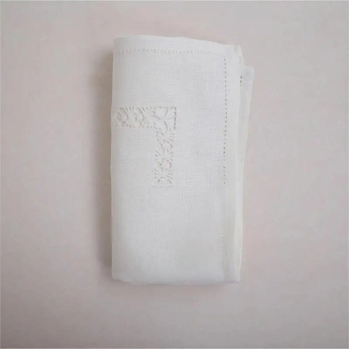 Luxury Concise Linen Napkin/Placemat Hemstitched by Hand - Set of 2