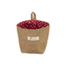 Versatile Foldable Jute and Cotton Storage Basket for Home and Travel