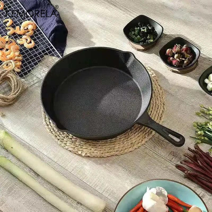 Elegant Compact Cast Iron Skillet for Culinary Mastery