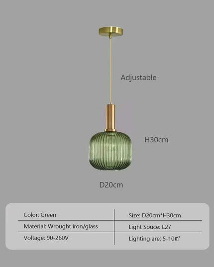 Scandinavian-Inspired Minimalist Glass LED Pendant Lights - Elegant Japanese Design for Home Interiors