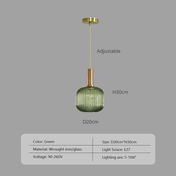 Scandinavian-Inspired Minimalist Glass LED Pendant Lights - Elegant Japanese Design for Home Interiors
