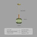 Scandinavian-Inspired Minimalist Glass LED Pendant Lights - Elegant Japanese Design for Home Interiors