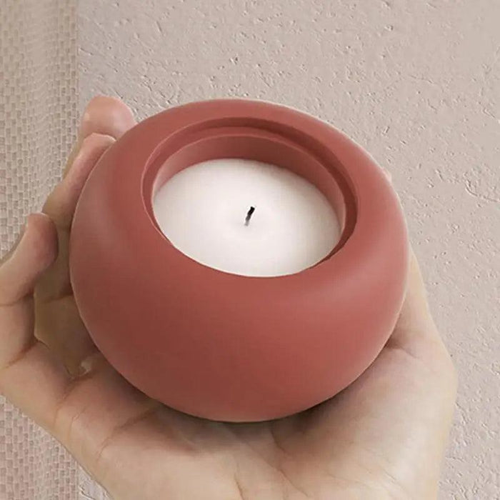 Fruit-Shaped DIY Silicone Candle Jar Mold for Jewelry Storage and Home Decor