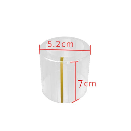 HARDIRON 100pcs Gold Striped Heat Sealing Film for Glass Bottles