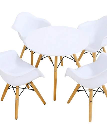 Colorful Mid-Century Play Table and Chair Set: A Creative Haven for Kids