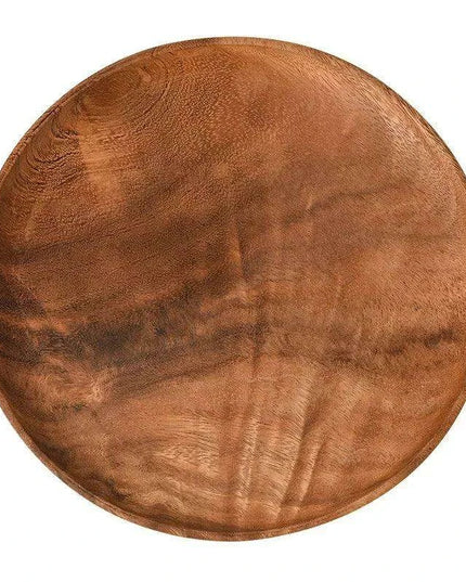 Acacia Wood Japanese Tableware Collection - Stylish Plates & Serving Tray for All Occasions