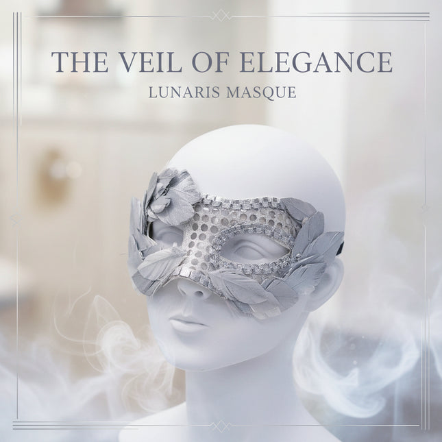 Radiant Silver Sequin & Feather Masquerade Mask - Stylish Venetian Affair