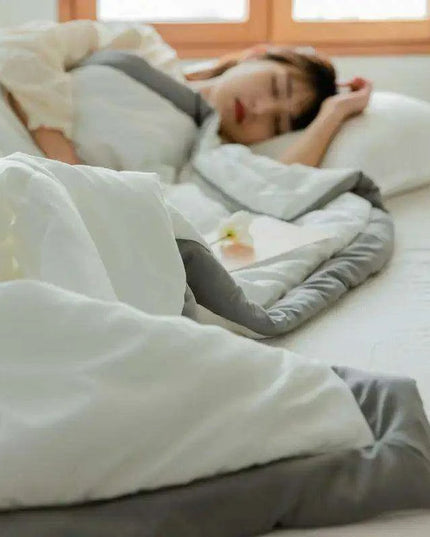 Japanese Minimalist Cotton Comforter for Cozy Cool Nights