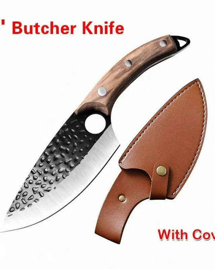 Serbian Artisan Steel Chef Knife Set with Comfortable Wooden Handles - Unmatched Quality Blades