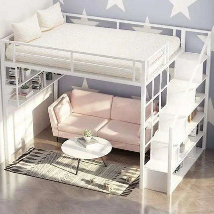 Compact Nordic Iron Art Bed Set for Stylish Living Solutions