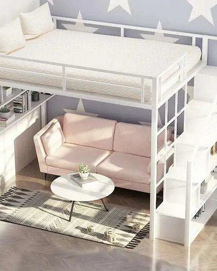 Compact Nordic Iron Art Bed Set for Stylish Living Solutions