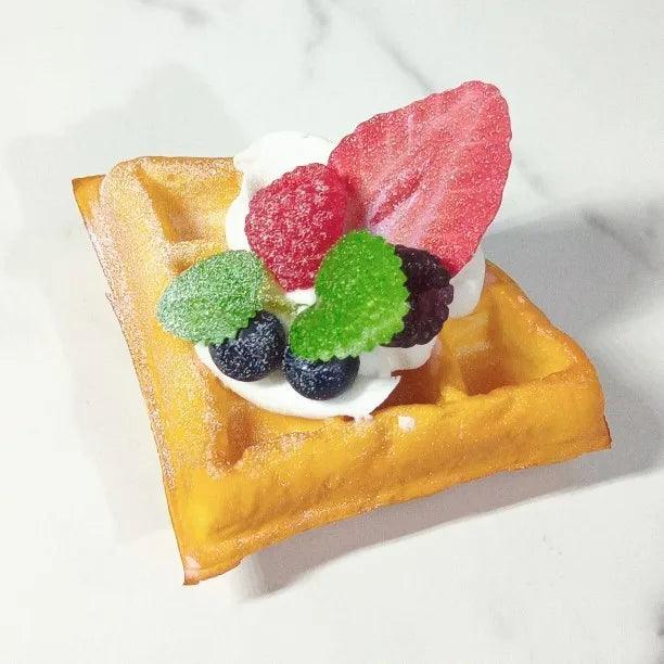 Realistic Artificial Fruit Cake Model for Elegant Home Decor and Photography