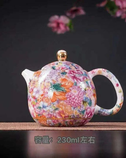Artisanal Sheep Fat Jade Porcelain Tea Set - Exquisite Kung Fu Collection