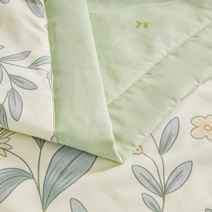 Floral Cotton Summer Quilt — Lightweight Skin-Friendly Comforter
