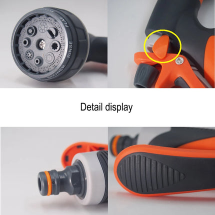 8-Mode High Pressure Garden Hose Nozzle