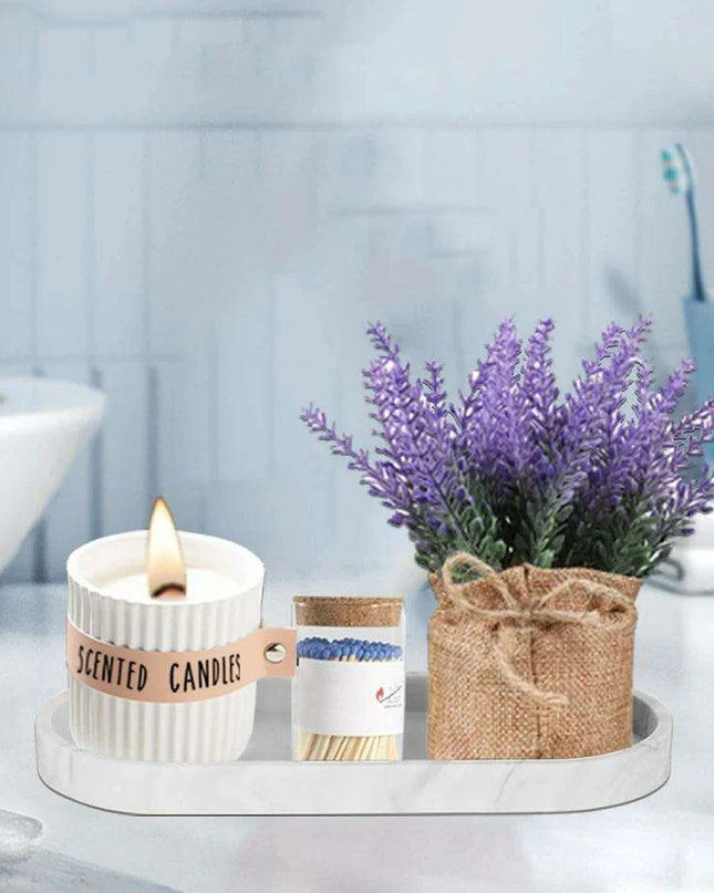 Modern Silicone Organizer Tray for Bathroom and Vanity Essentials