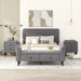 Elevated Green Gray 4-Piece Full Size Upholstered Bedroom Set