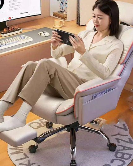 Premium Ergonomic Leather Recliner Chair with Adjustable Comfort Features