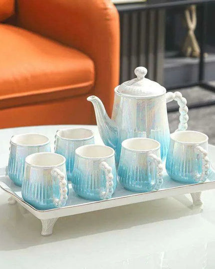 Sophisticated European Tea and Coffee Ceremony Set: Transform Your Tea Rituals with Timeless Charm