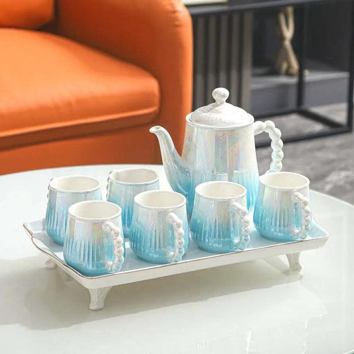Sophisticated European Tea and Coffee Ceremony Set: Transform Your Tea Rituals with Timeless Charm