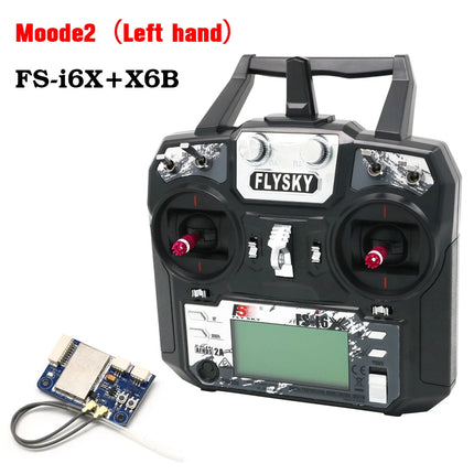 FLYSKY FS-i6X 10CH Radio Transmitter 2.4GHz with X6B Receiver for RC D