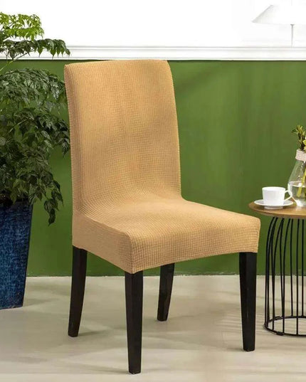 Elegant 3D Quilted Waterproof Chair Protector - Stretchable Spandex/Polyester Cover for Stylish Living and Special Occasions
