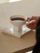 Regal Elegance: Medieval Red Bone China Tea Cup Collection