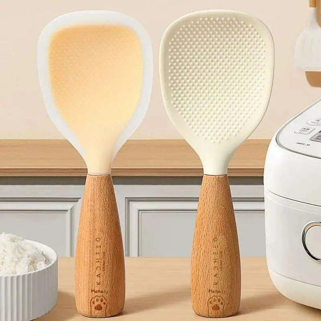 Sustainable Elevated Rice Serving Paddle Spoon
