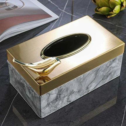 Chic Leather Tissue Holder - A Touch of Luxury for Your Home