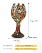 Golden Dragon goblet