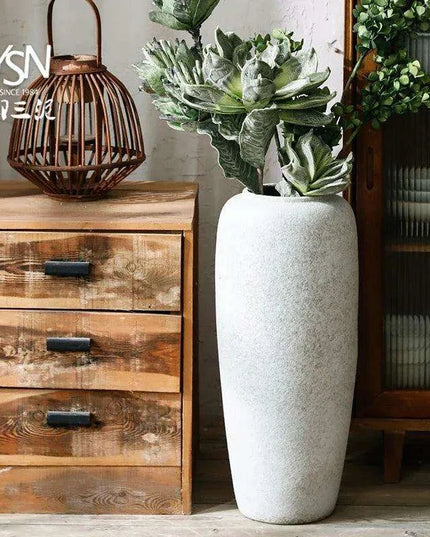 Nordic Ikebana Ceramic Vase Set for Elegant Room Decor and Plant Growth