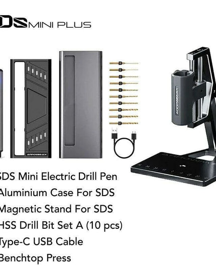 Precision Portable Drill Press Kit with Rechargeable Mini Electric Drill - Perfect for Various Materials
