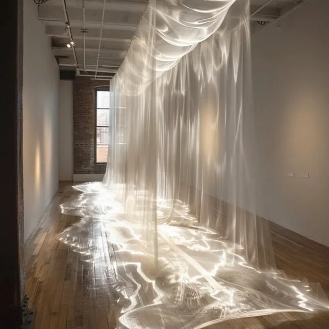 Sheer Organza Fabric — Off-White, 1.5M Wide | 1M & 5M Lengths