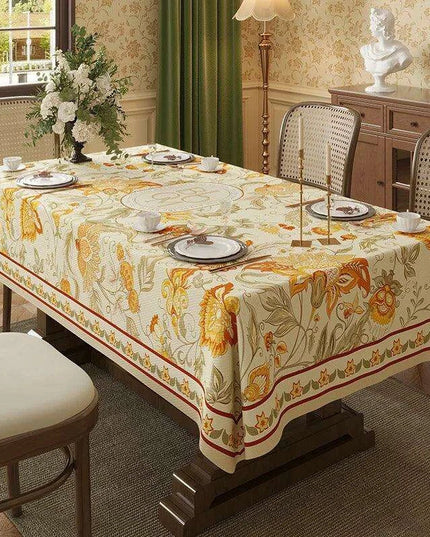 Elegant Waterproof Tablecloth Inspired by American Countryside Charm