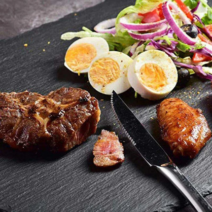 Personalized Rustic Slate Cheese Serving Board with Chalk Writing Kit - Enhance Your Entertaining Experience