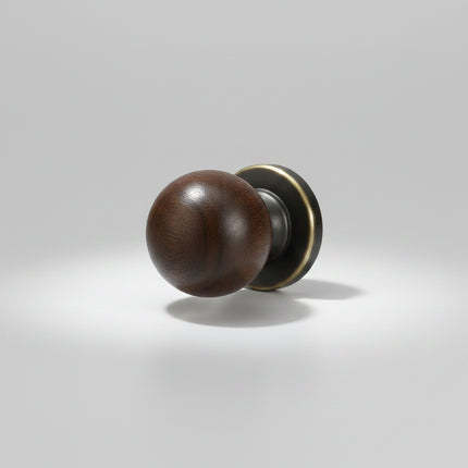 Classic Elegant Brass and Wooden Cabinet Wardrobe Door Handle Ancient