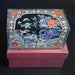Luxurious Mother of Pearl Jewelry Organizer Box with Dual Drawers for Accessories