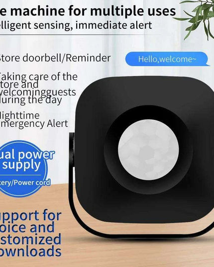 Wireless Motion Detection Doorbell Alarm with Enhanced Security and Welcome Notification