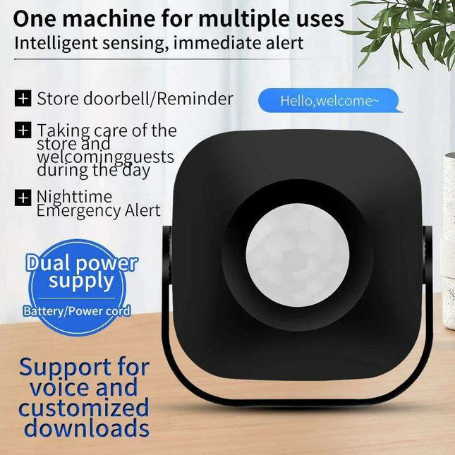 Wireless Motion Detection Doorbell Alarm with Enhanced Security and Welcome Notification
