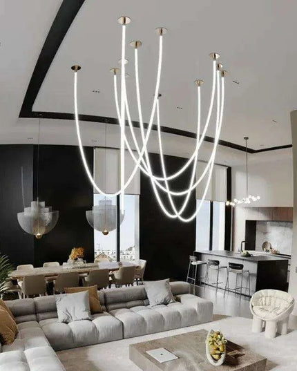 Contemporary Elegance: Stylish LED Chandelier for Modern Interiors