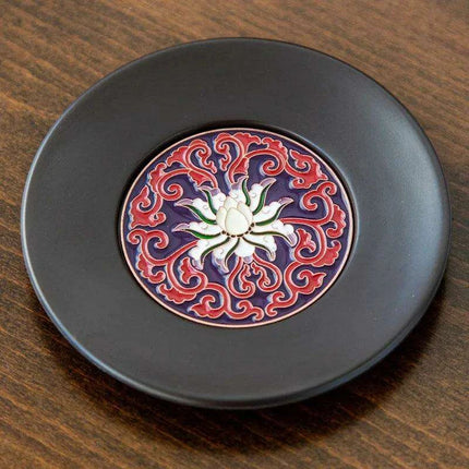 Serene Zen-Style Kung Fu Tea Coasters - Stylish Heat-Resistant Mats for Enhanced Beverage Experience
