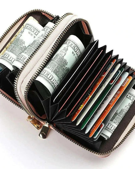 Lychee-Inspired Chic Zip Wallet - Stylish & Practical
