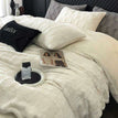 as picture 2 / Full Size 4pcs / Flat Bed Sheet