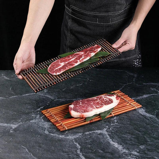 Japanese Seafood BBQ Dining Decor Set with Bamboo Chopsticks for an Elegant Experience