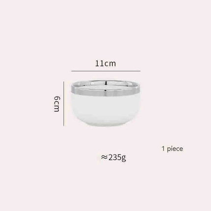 Sophisticated Ceramic Dining Set: Versatile Tableware for Memorable Meals