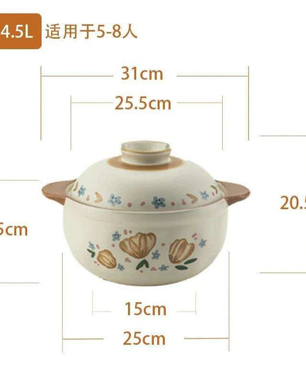Authentic Japanese Clay Cookware Set for Exquisite Home Cooking