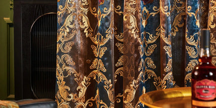 LEEJOOM Neoclassical Sheer Curtains with Hollowed Embroidery for Livin