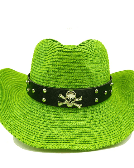 Vintage-Inspired Thick Straw Cowboy Hat