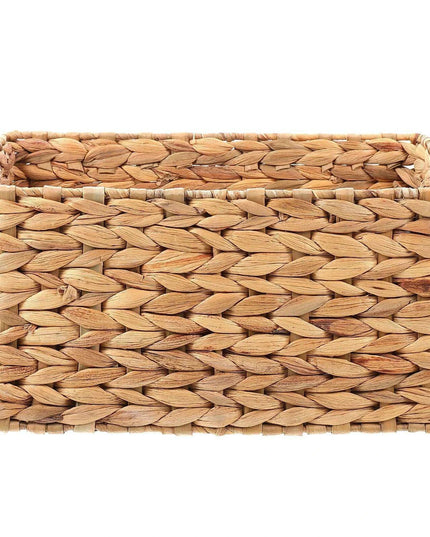 Stylish Natural Straw Storage Basket - Multi-Purpose Organizer for Toys, Snacks, and Home Essentials