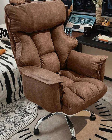 Sleek Nordic Leather Ergonomic Recliner - The Perfect Blend of Comfort for Gaming and Leisure